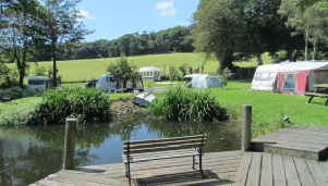 View over the site at Garlieston Lodge